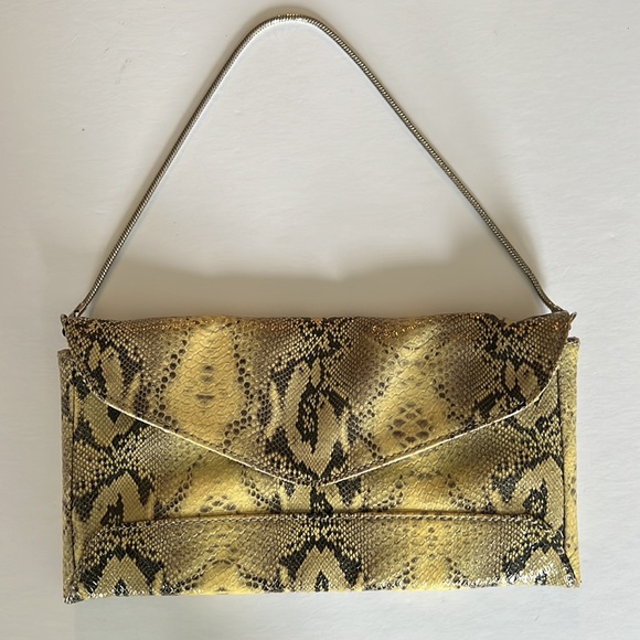 Ann Taylor Handbags - Ann Taylor Snakeskin Clutch